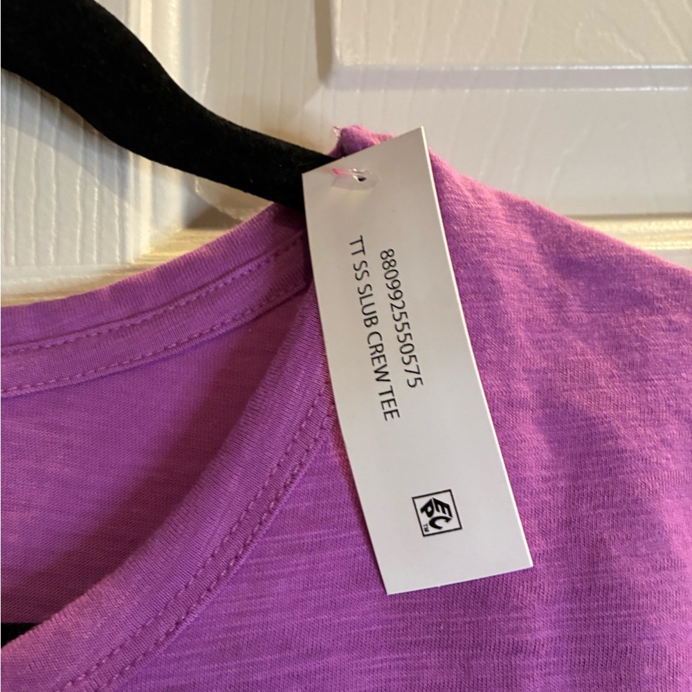 NWT Time and Tru Purple Short Sleeve Tee - Picture 5 of 10